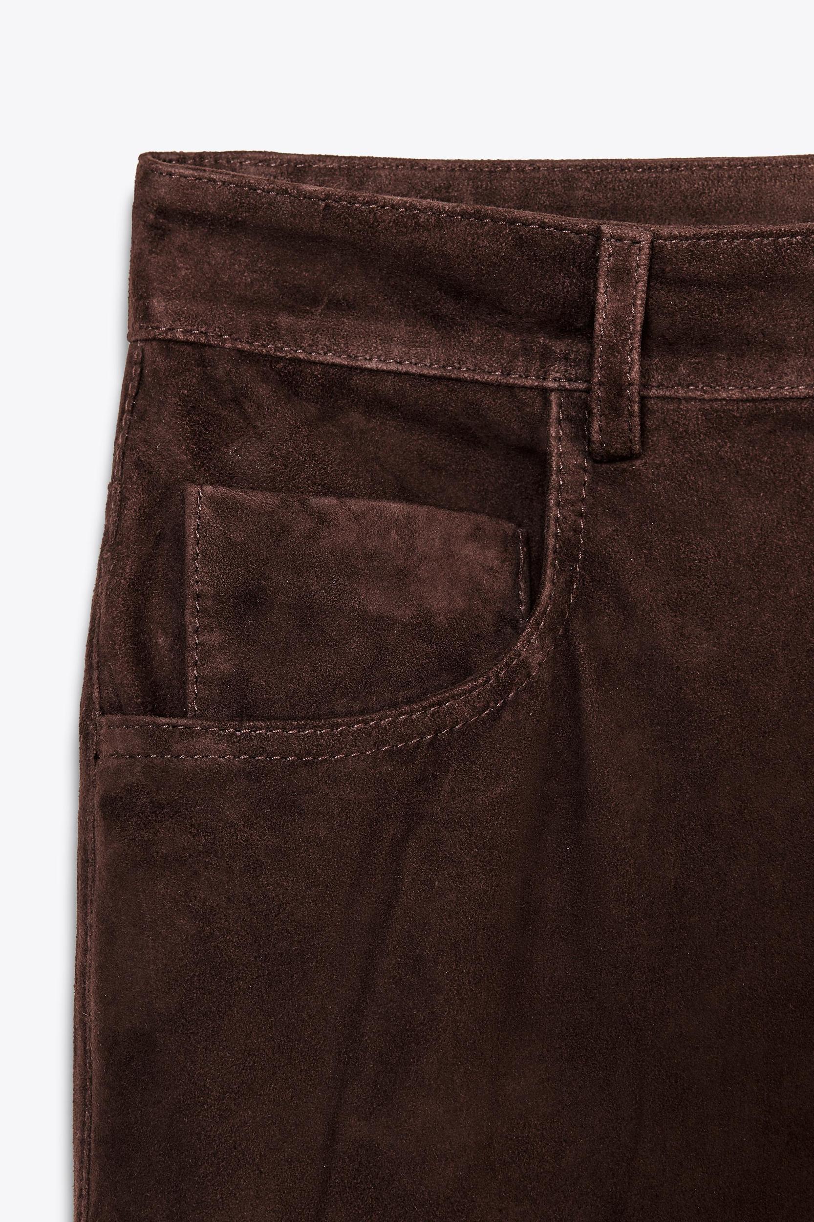 ZW COLLECTION LIMITED EDITION 100% SUEDE PANTS Product Image