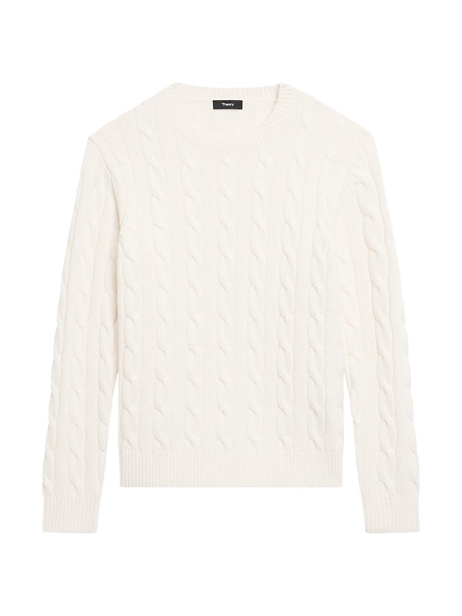 Mens Montana Wool Cable-Knit Sweater Product Image