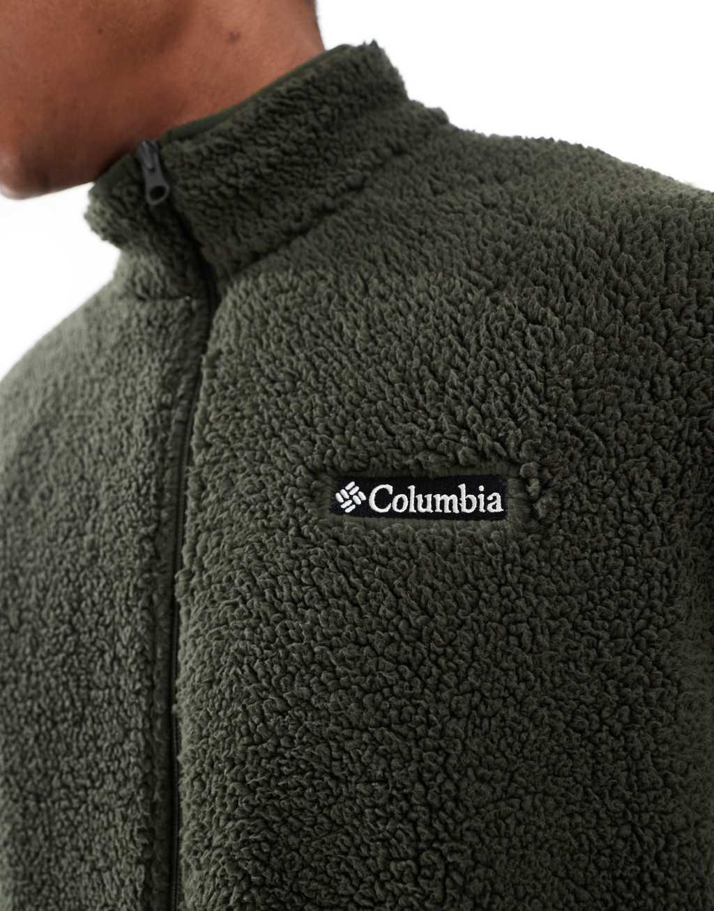 Columbia Rugged Ridge sherpa full zip in green Product Image