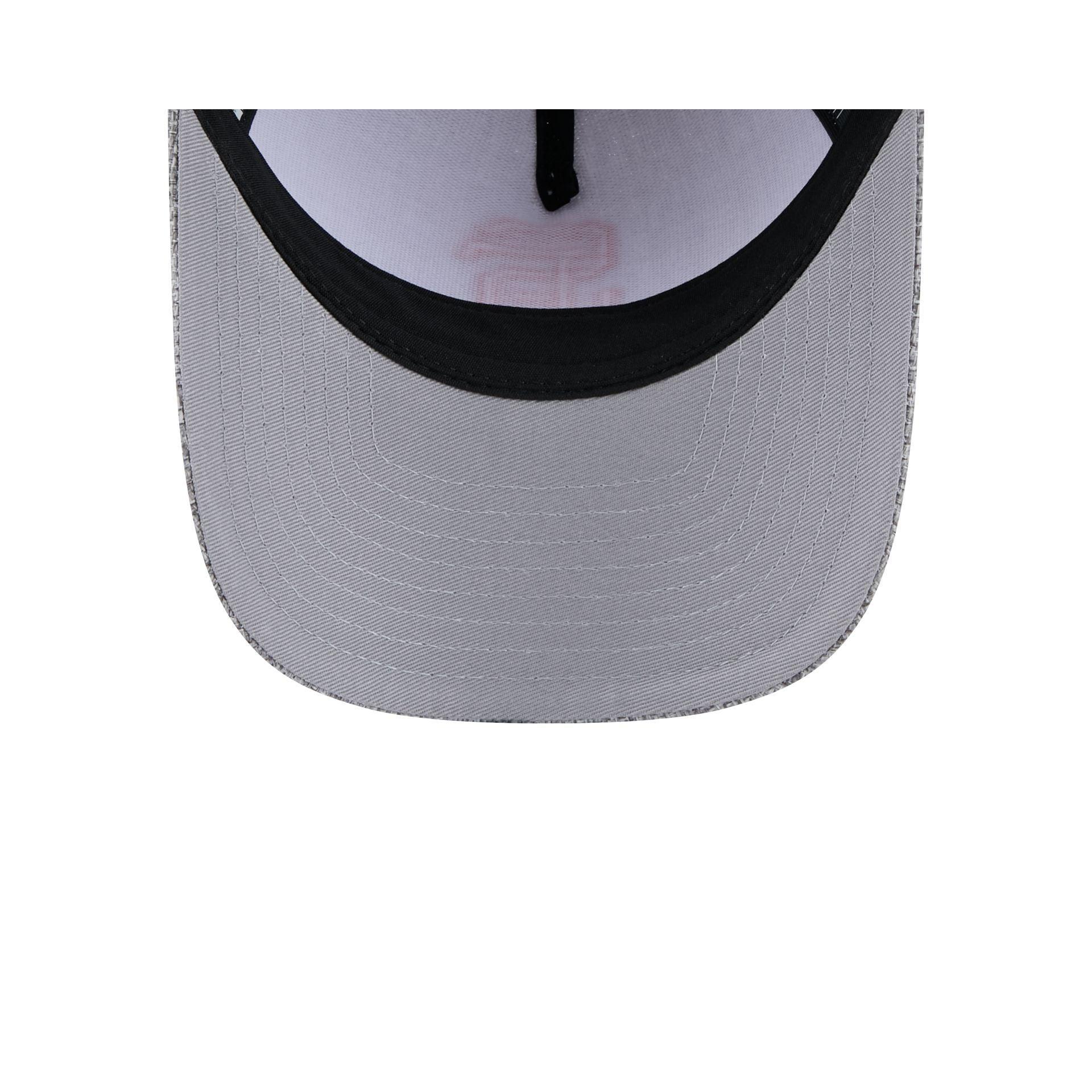 San Francisco Giants Cotton Weave Gray 9FORTY M-Crown A-Frame Snapback Hat Male Product Image