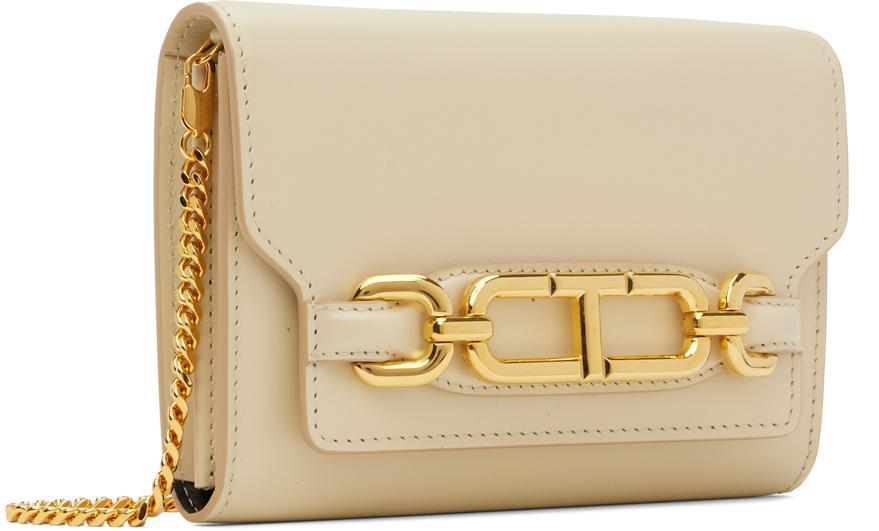 TOM FORD Off-white Small Whitney Leather Bag In 1w018 Cream Product Image