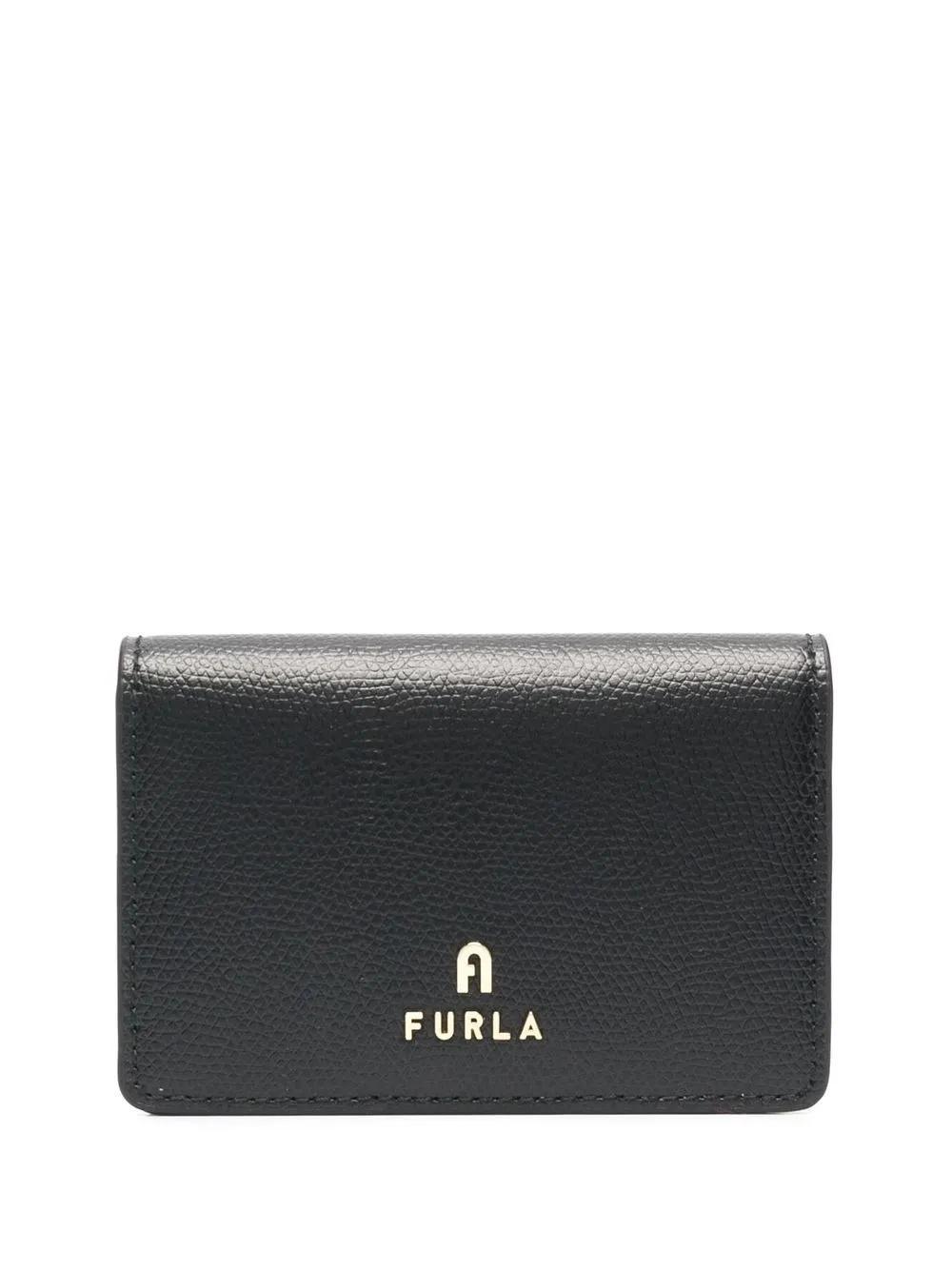 FURLA Logo-plaque Detail Wallet In Black Product Image