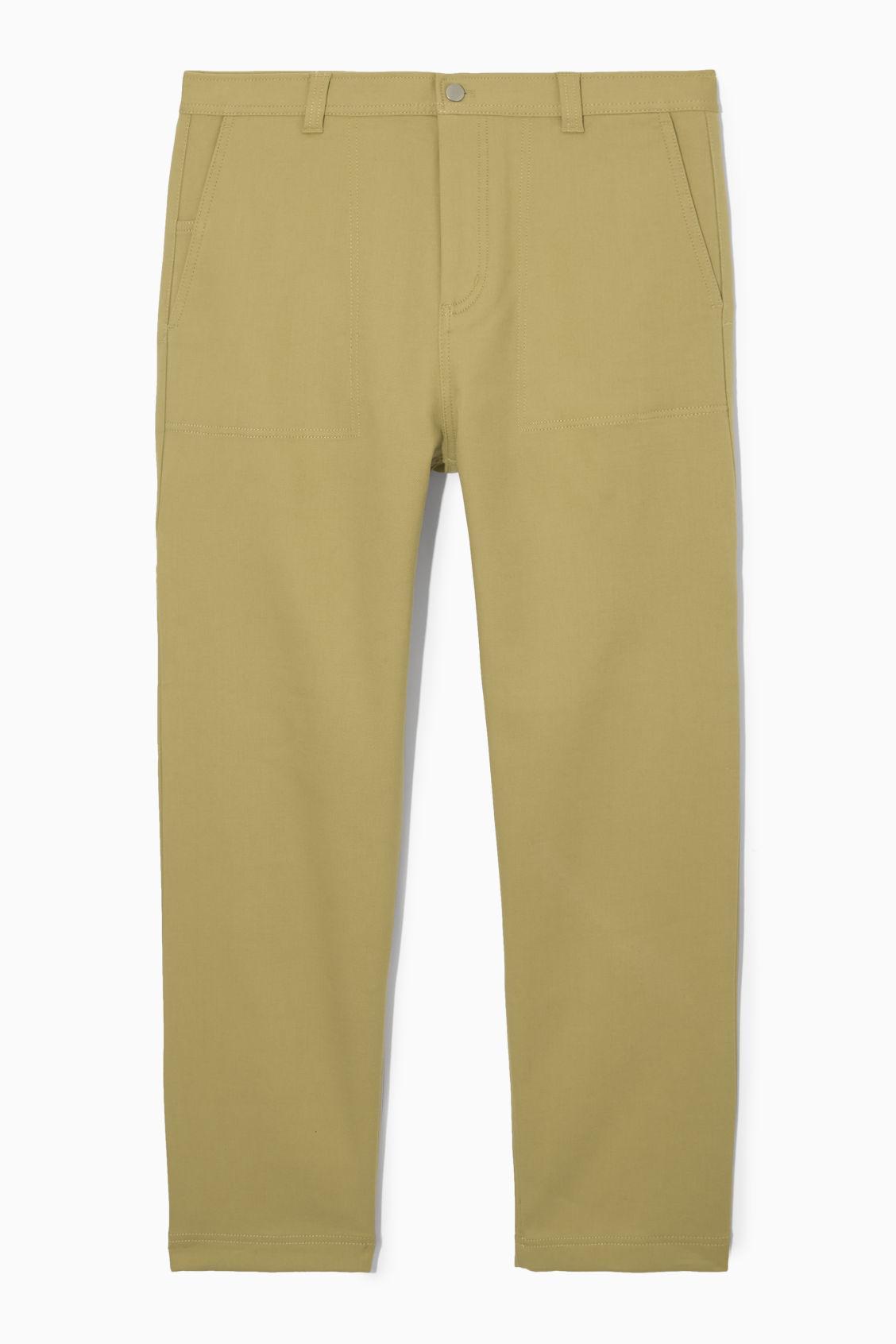 COS Straight-leg Utility Trousers In Beige Product Image