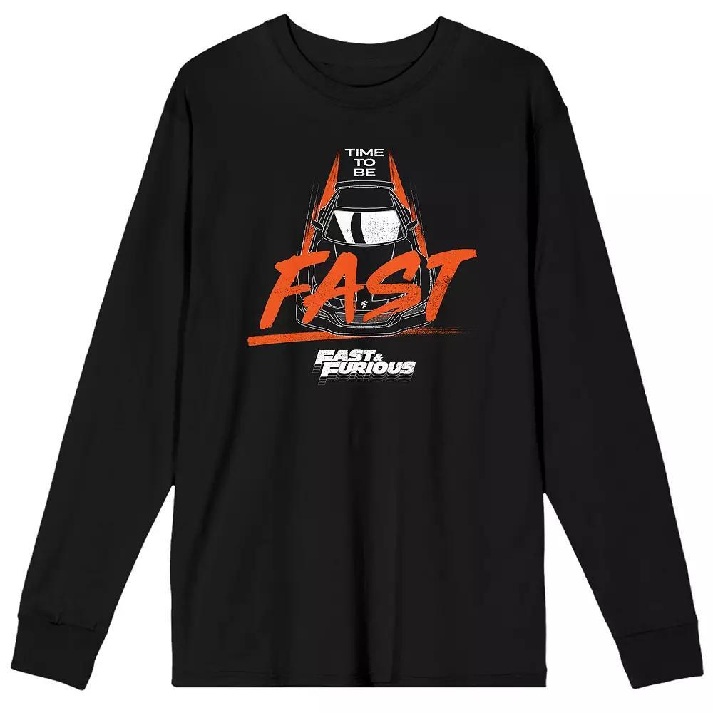 Men's The Fast And The Furious Time to Be Fast Long Sleeve Tee,  Product Image