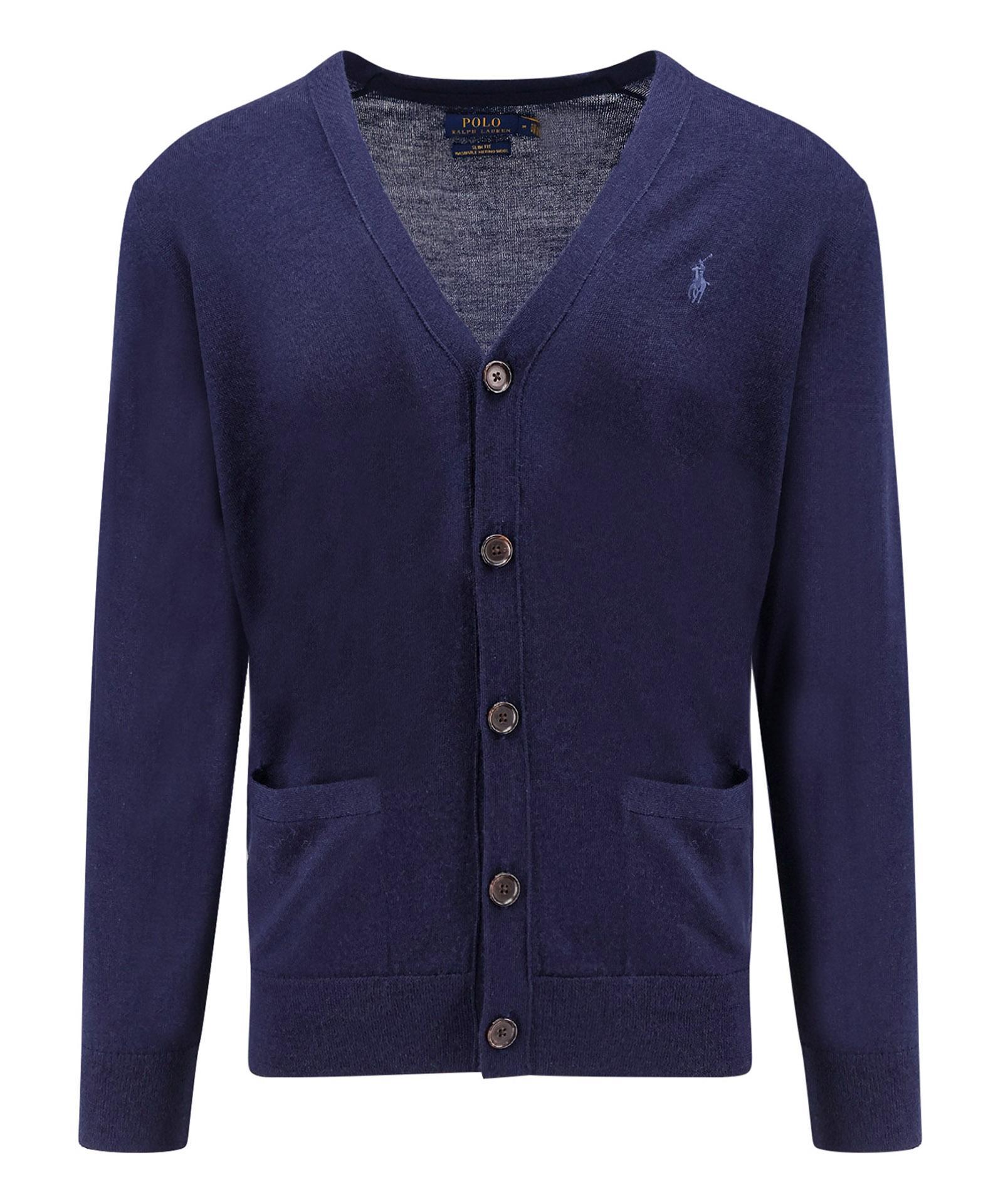 POLO RALPH LAUREN Cardigan In Blau Product Image