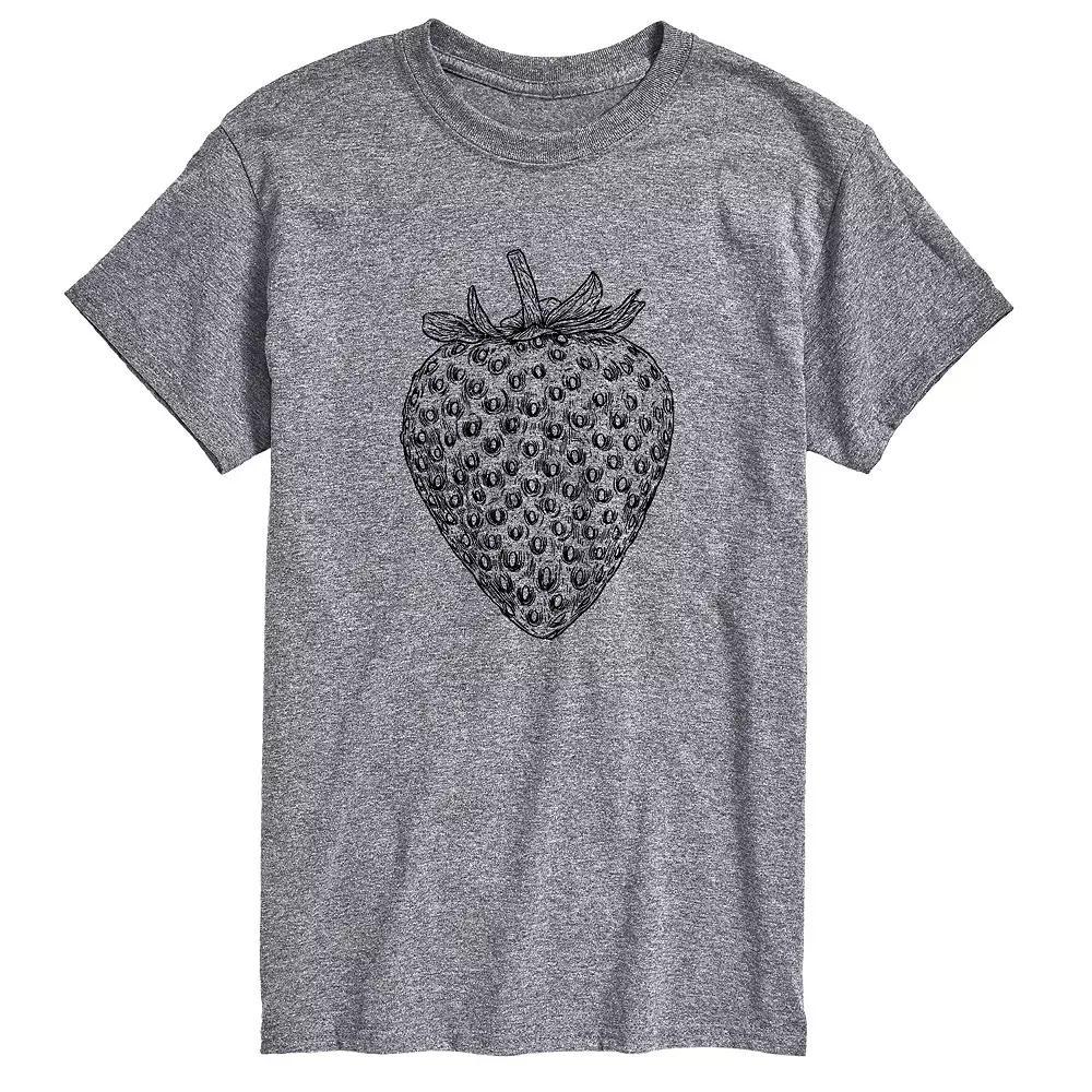 Men's Strawberry Sketch Graphic Tee,  Product Image