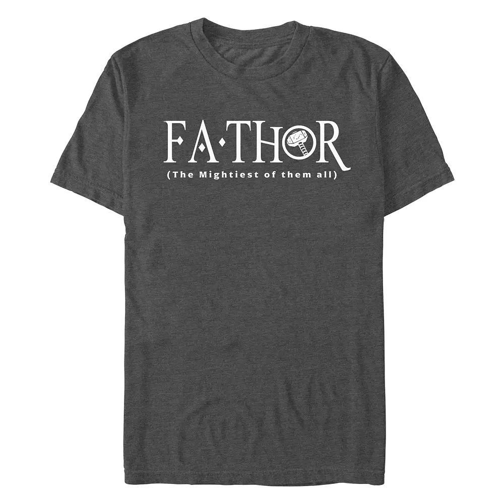 Men's Marvel Thor The Mightiest FaThor Graphic Tee,  Product Image