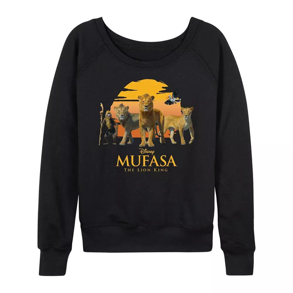 Disney's Mufasa: The Lion King Women's Sun French Terry Long Sleeve Tee,  Product Image