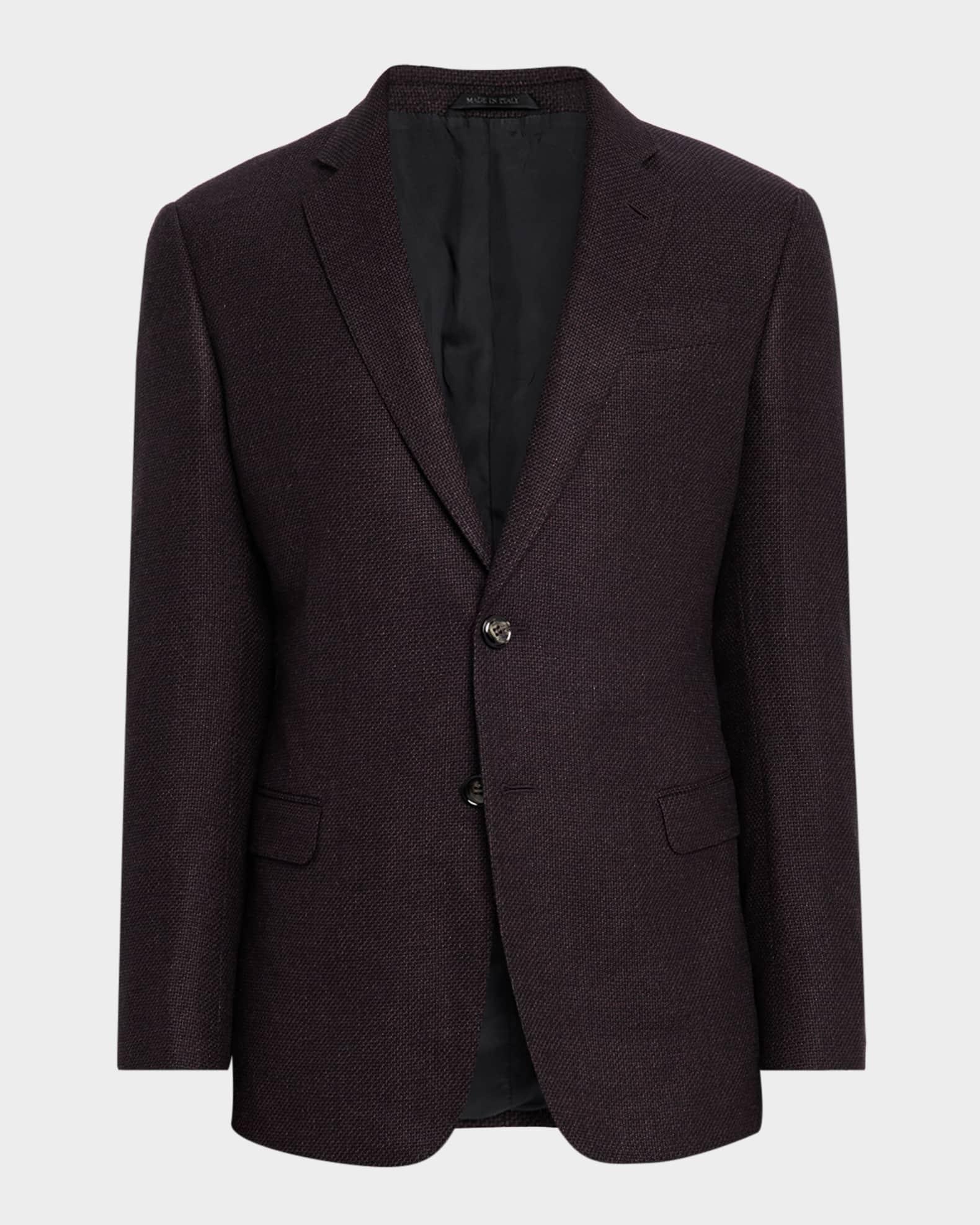 Men's Micro Grid Textured Blend Sport Coat Product Image