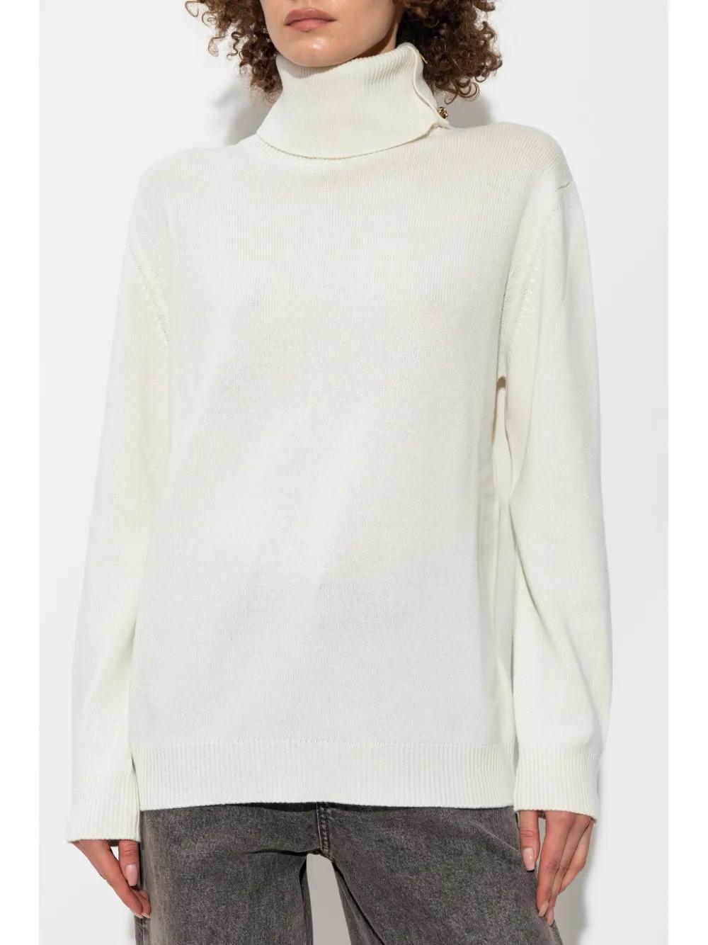 FABIANA FILIPPI Women's Turtleneck Sweater In White Product Image