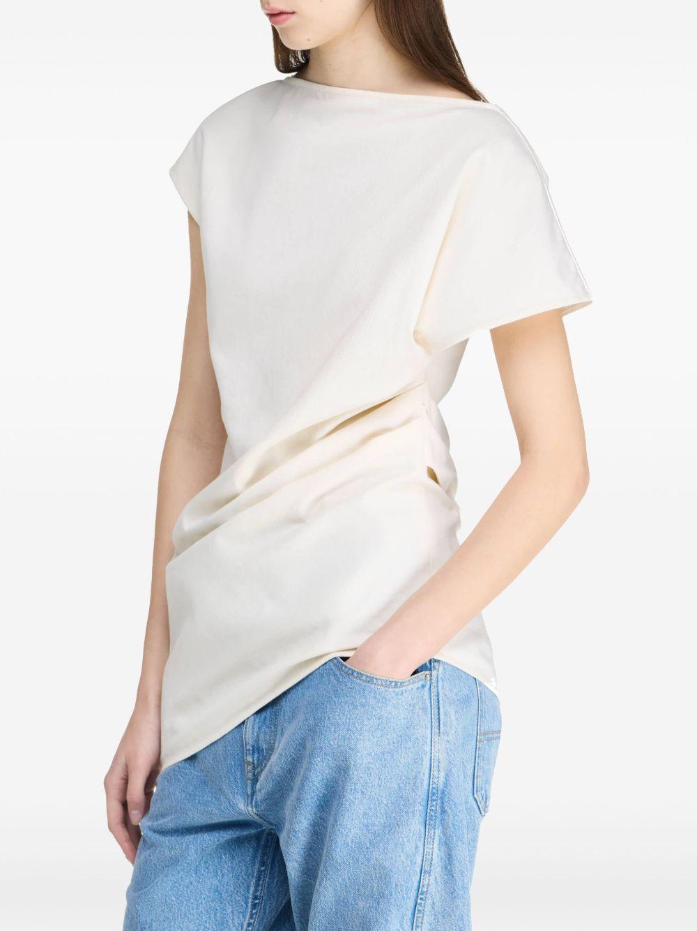 asymmetric draped top Product Image
