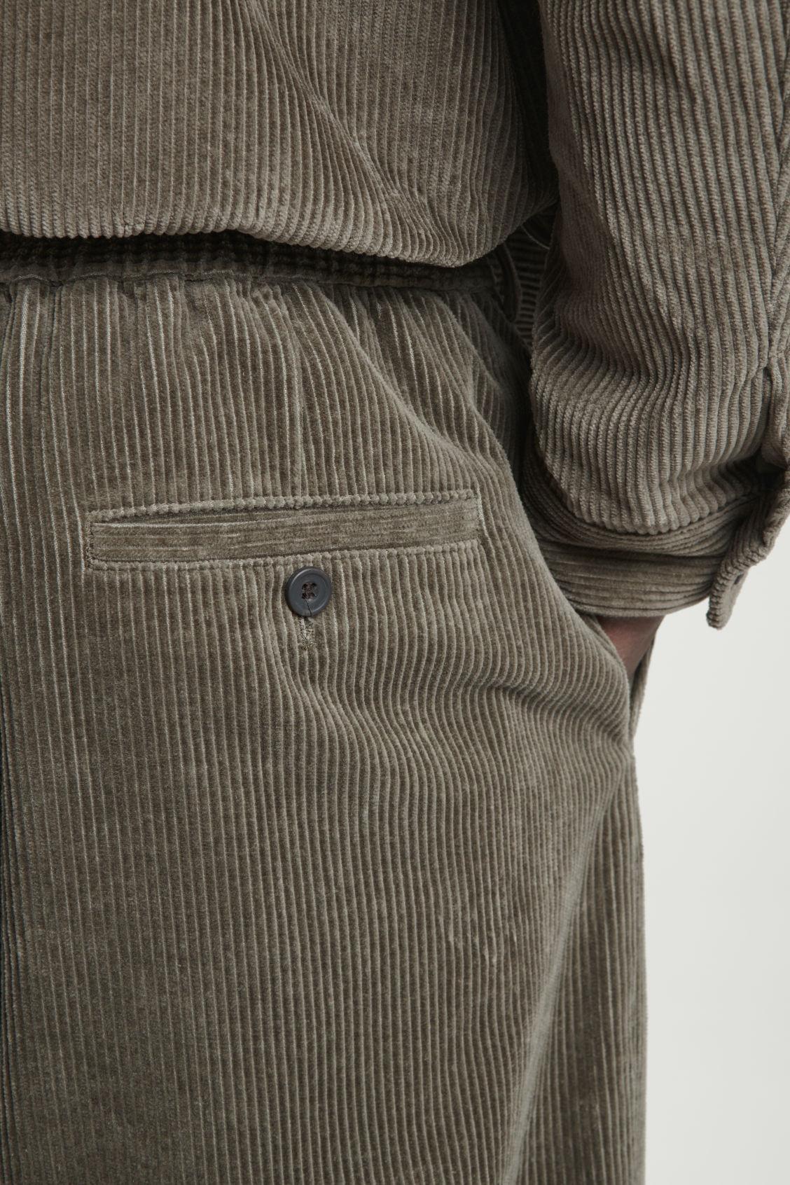 CORDUROY WIDE-LEG PANTS Product Image