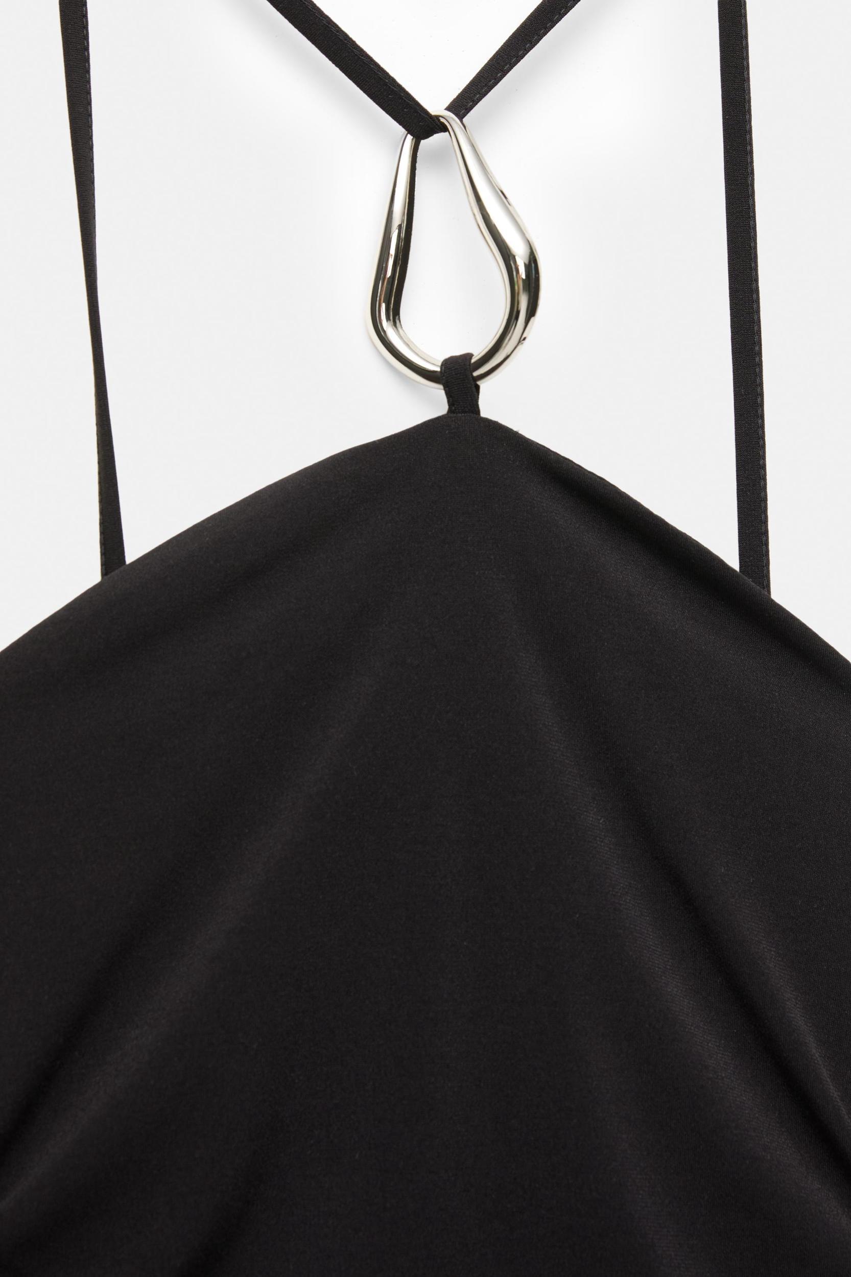 Halter top with buckle Product Image