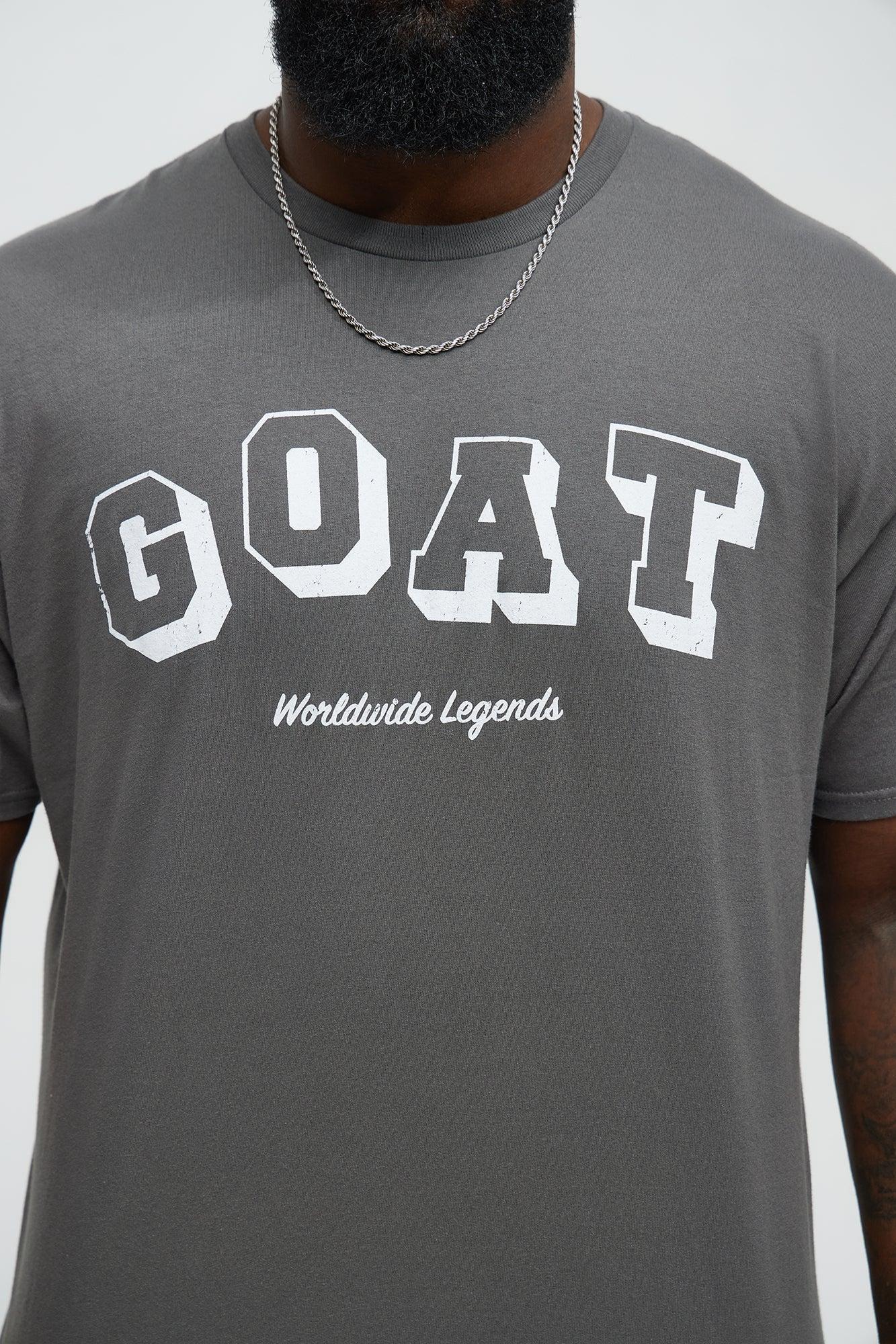 GOAT Worldwide Short Sleeve Tee - Charcoal Product Image