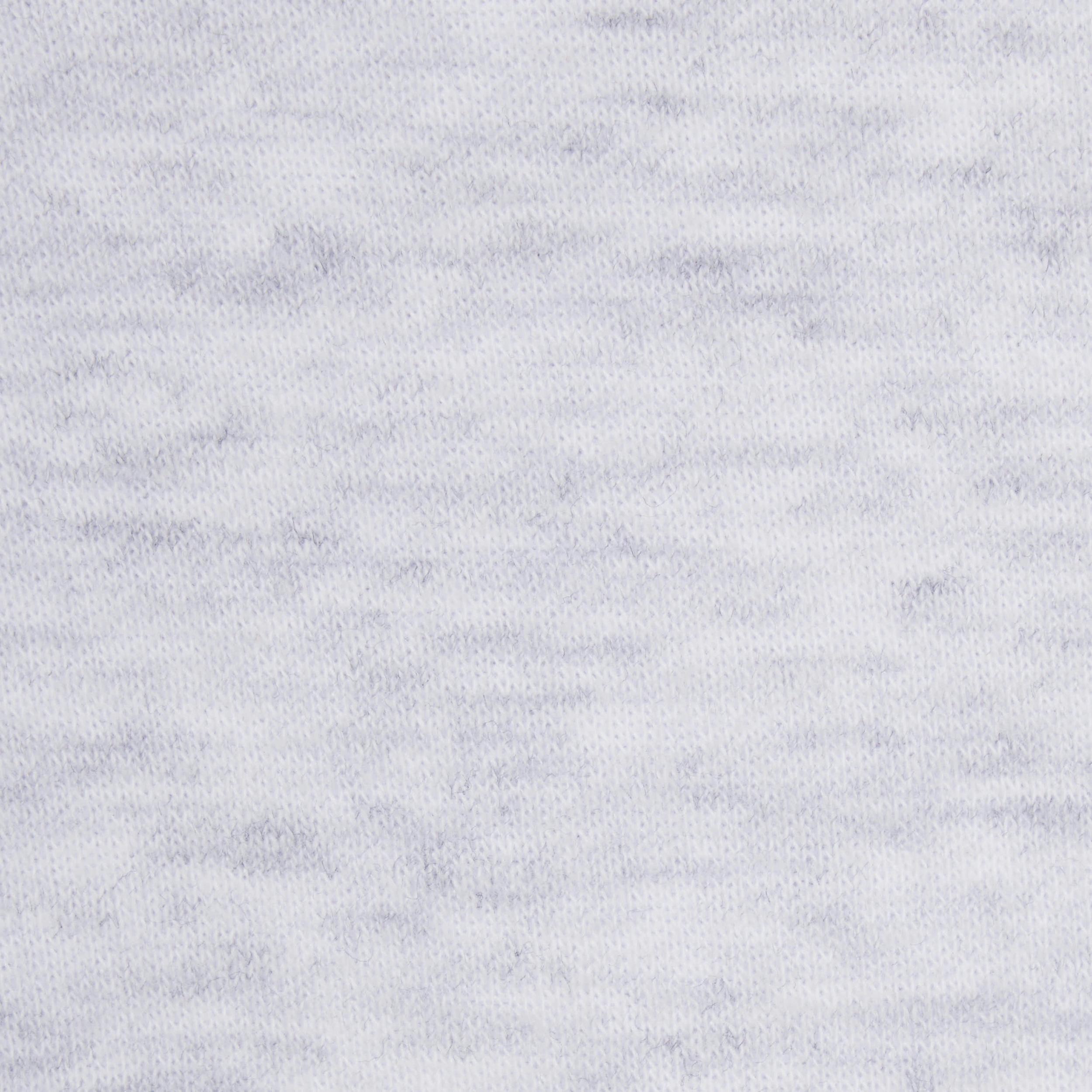 COTTON FLEECE SHRUNKEN HOODIE | LIGHT HEATHER GREY Product Image