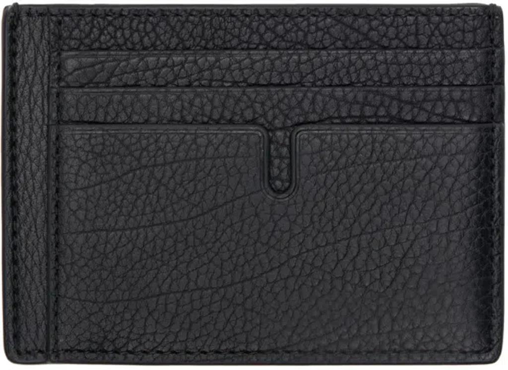 BURBERRY Black B Cut Clip Card Holder Product Image