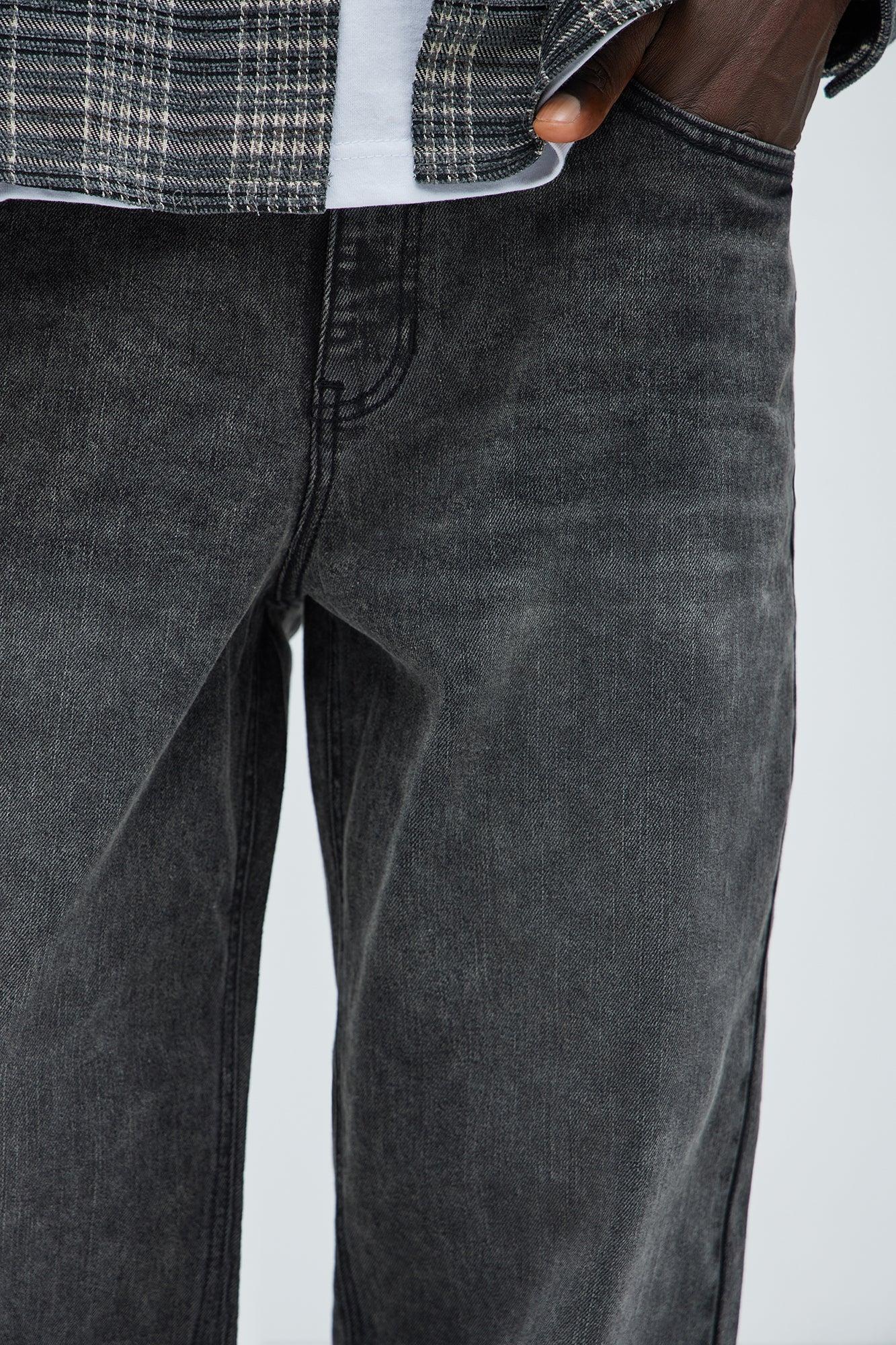 Andrew Straight Jeans - Black Wash Product Image