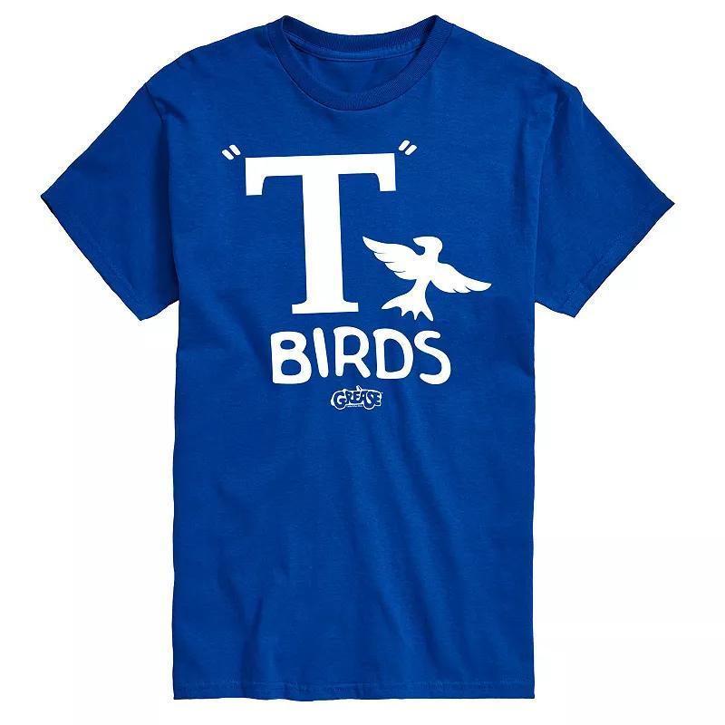 Big & Tall Grease T Birds Graphic Tee, Men's, Size: 4XB, Blue Product Image