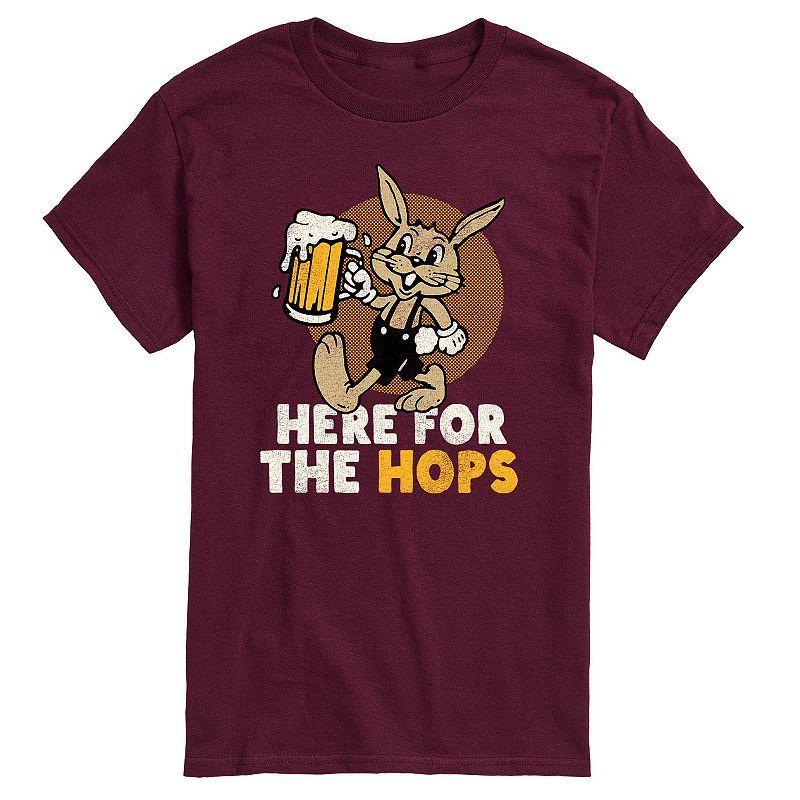 Men's Here For The Hops Graphic Tee, Size: XXL, Red Product Image