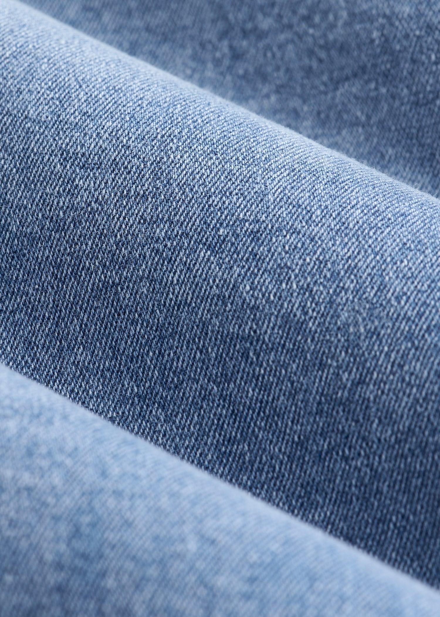 A.T. Basics Men's Carman Tapered fit Jeans for Tall Men in Tufts Blue Male Product Image