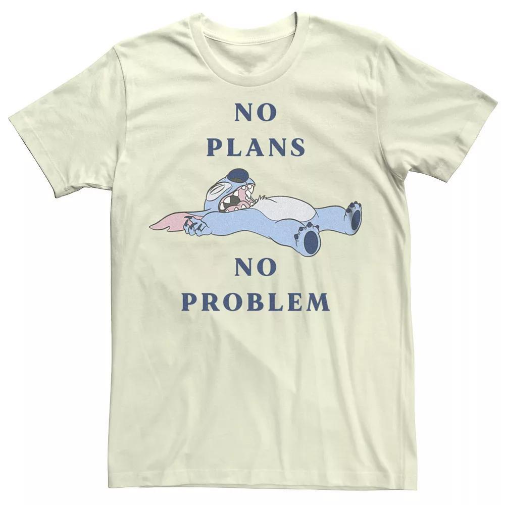 Disney's Lilo & Stitch No Plans No Problem Stitch Juniors' Boyfriend Graphic Tee, Women's,  Product Image