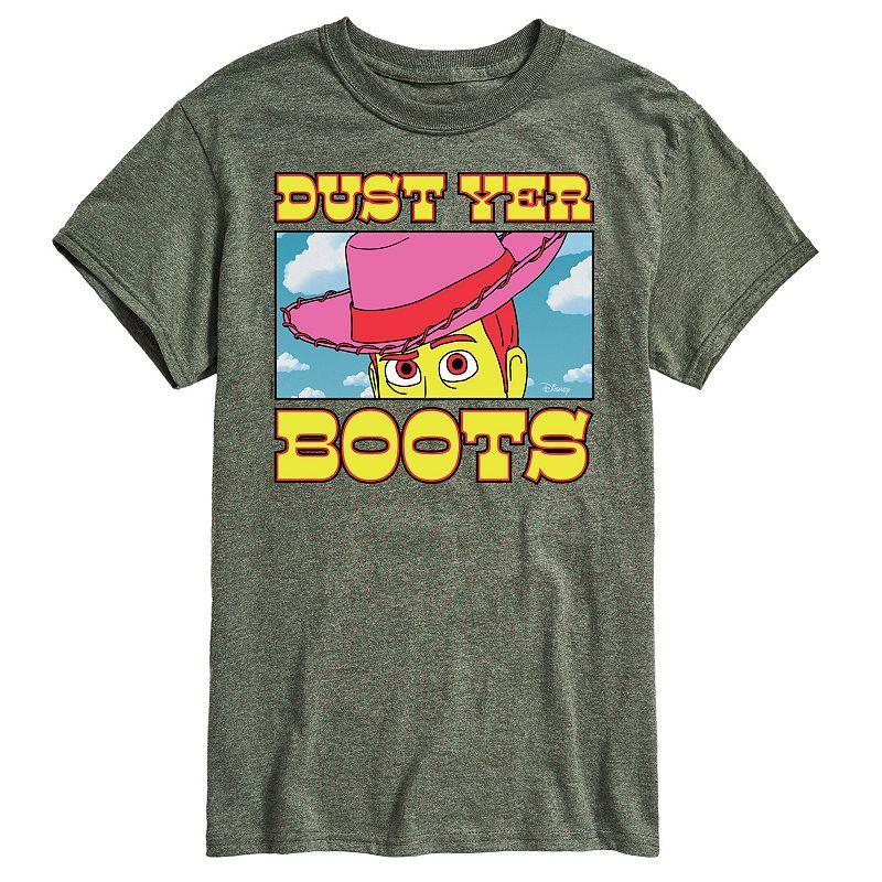 Disney / Pixars Toy Story 4 Mens Woody Dust Yer Boots Graphic Tee Product Image