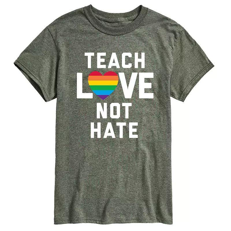 Mens Teach Love Not Hate Tee Product Image