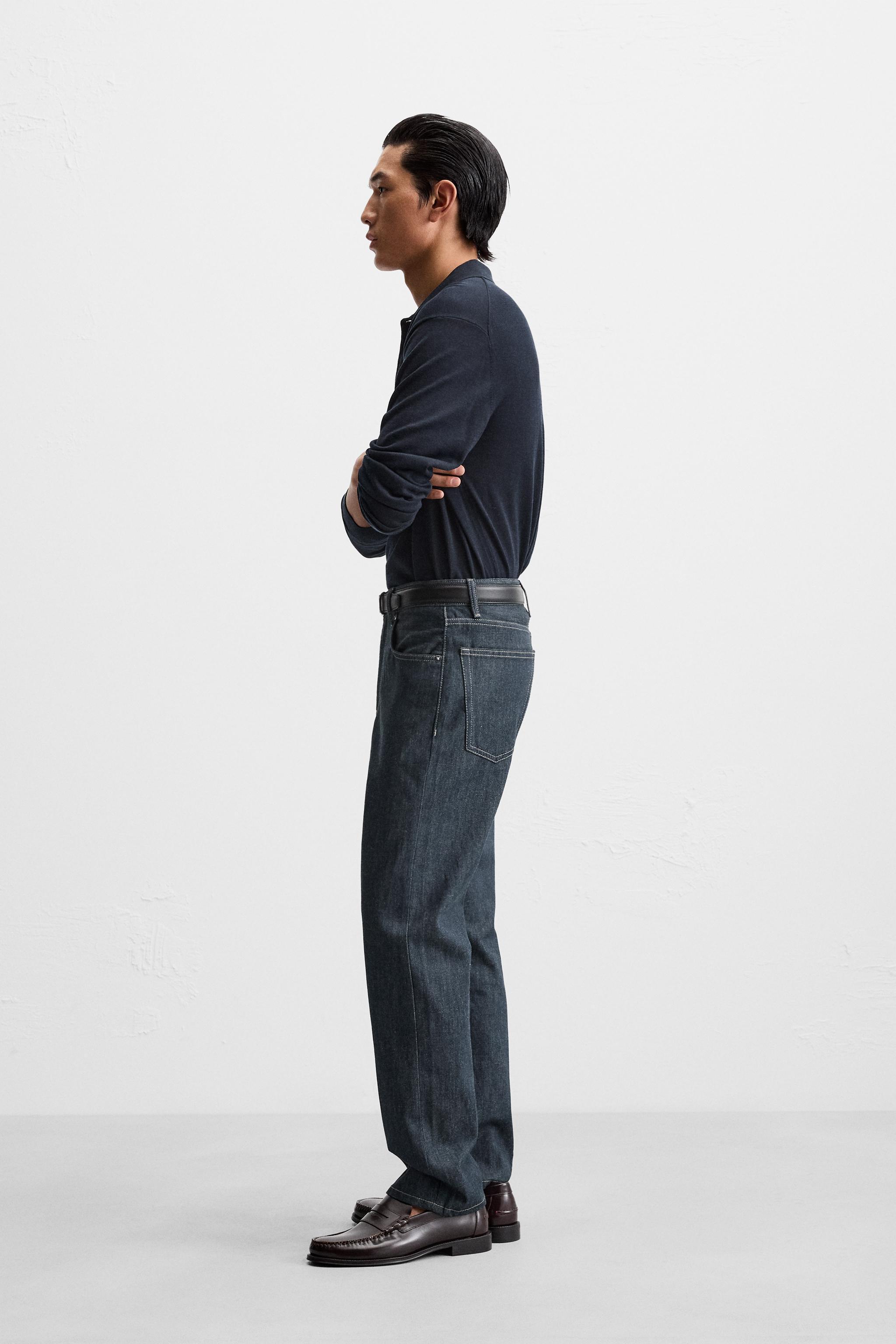 STRAIGHT LEG ANKLE FIT JEANS Product Image