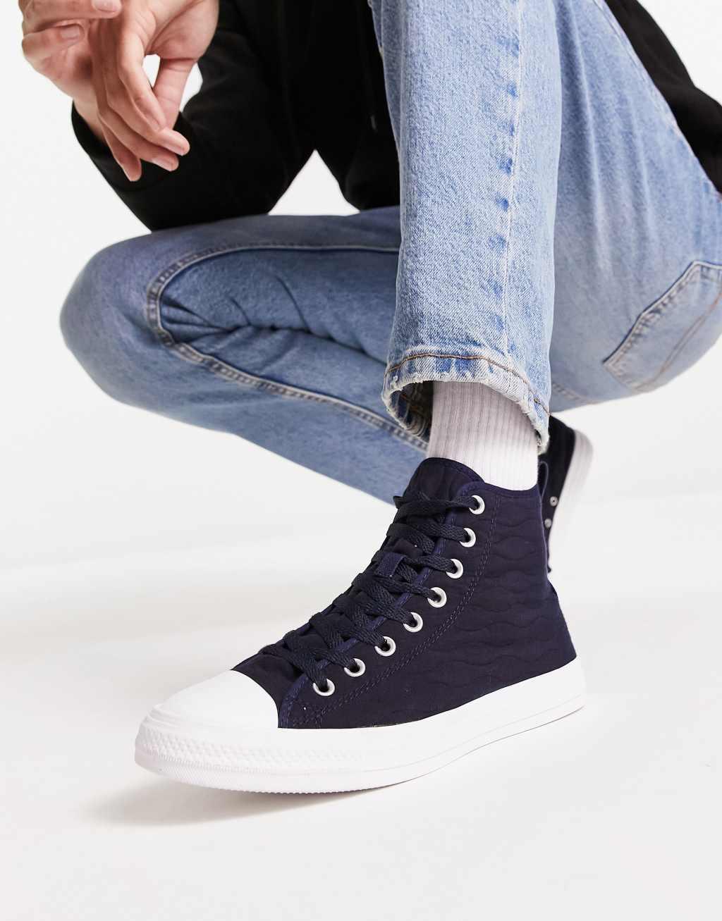 Converse Chuck Taylor All Star quilted cozy utility sneakers Product Image