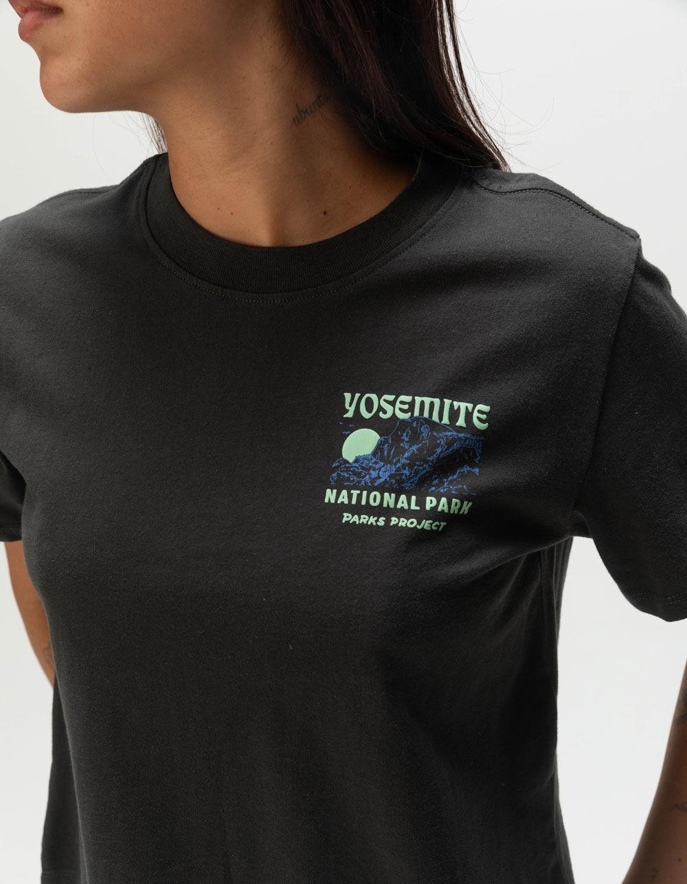 PARKS PROJECT Yosemite Womens Boxy Tee - BLACK Product Image