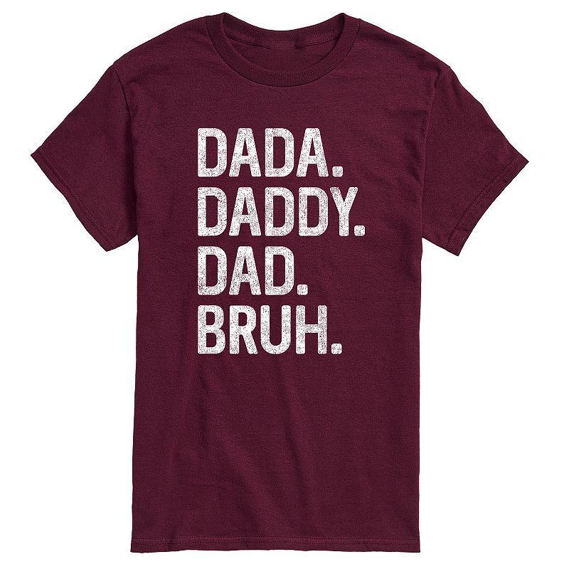 Men's Dada Daddy Dad Bruh Graphic Tee,  Product Image