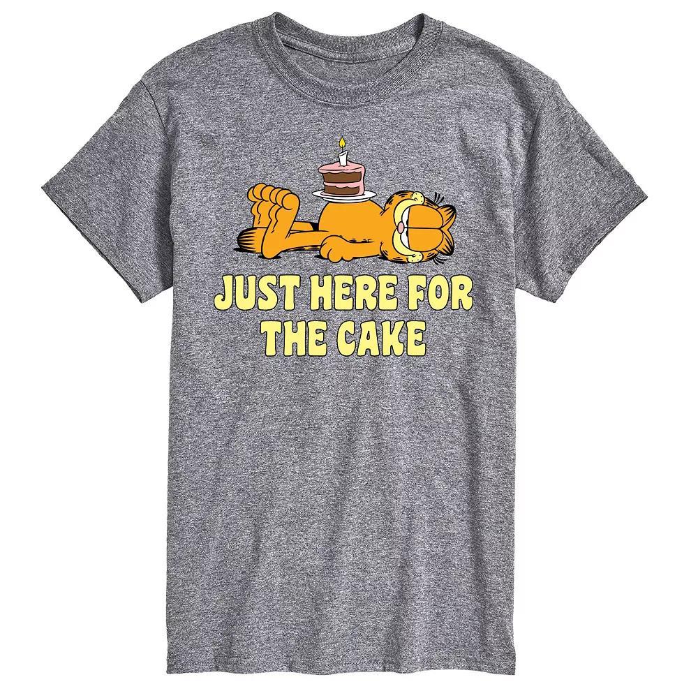 Big & Tall Garfield Here For Cake Graphic Tee, Men's,  Product Image
