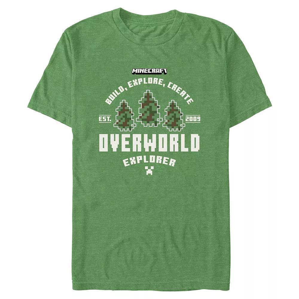 Big & Tall Minecraft Overworld Explorer Graphic Tee, Men's,  Product Image