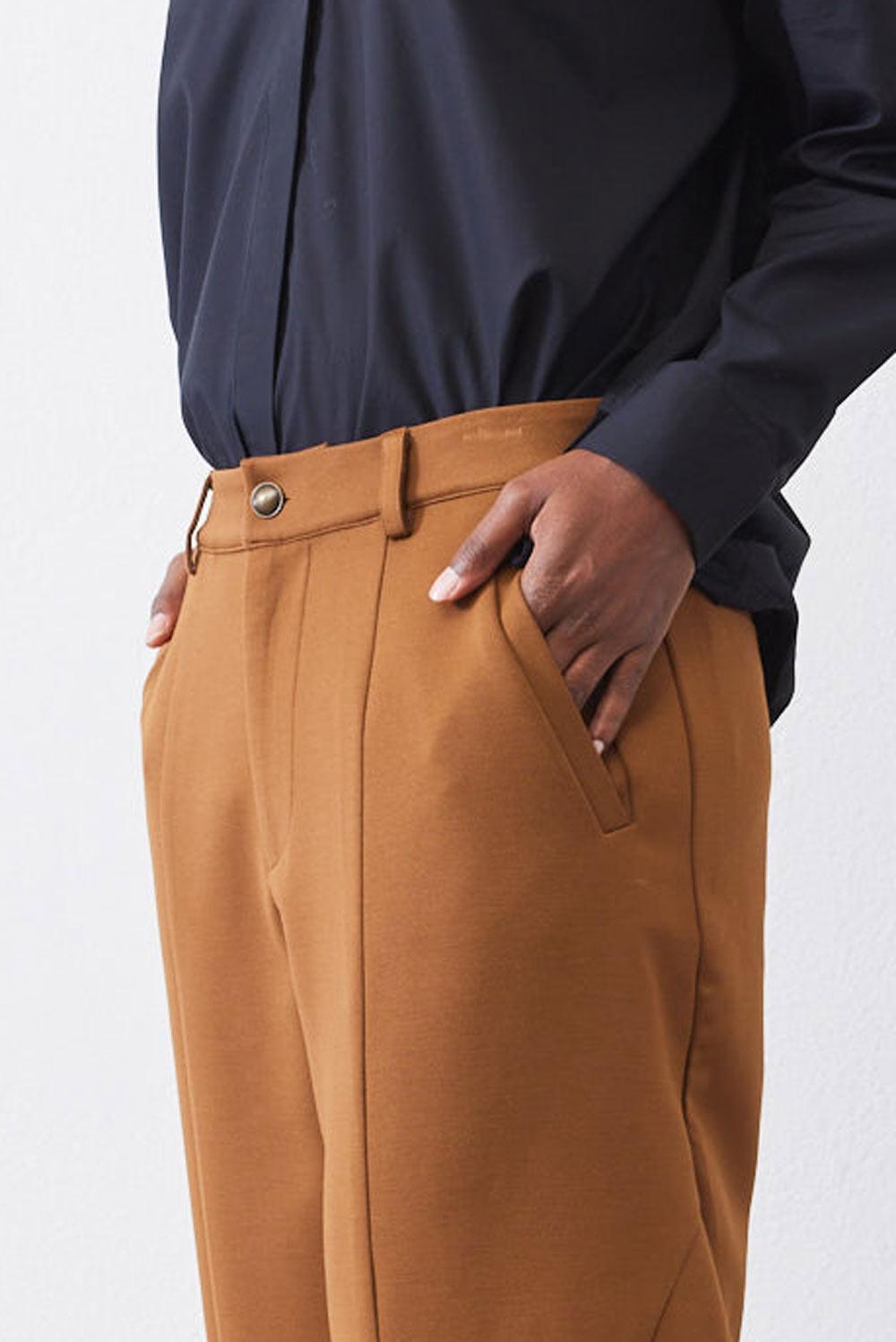 Stretch Suit Detail Oriented Tapered Pants Product Image