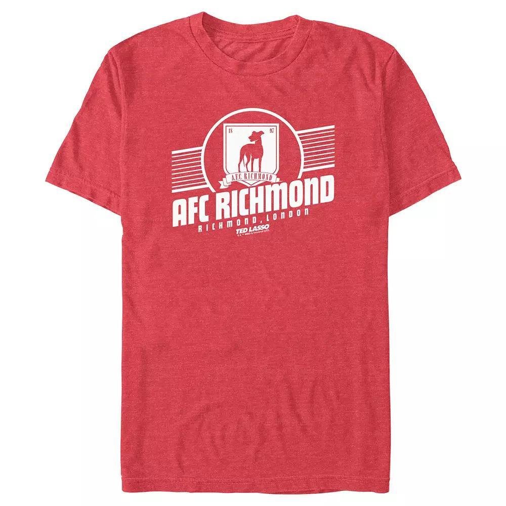 Men's Ted Lasso AFC Richmond Graphic Tee, Size: XL, Red Grey Product Image