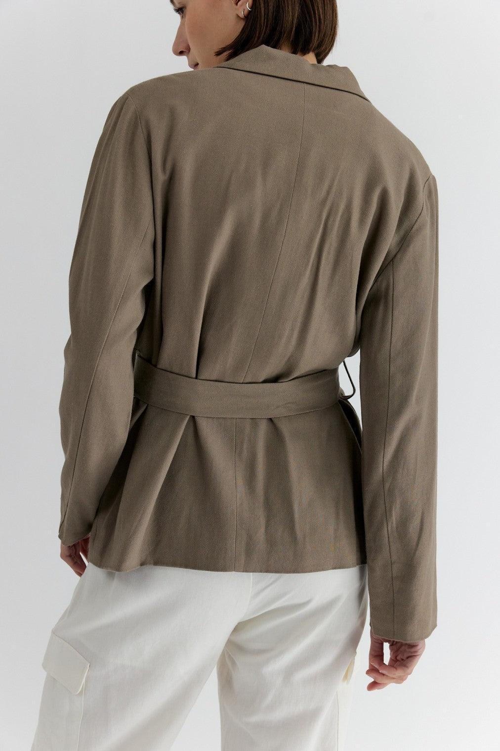 Tie Waist Blazer Product Image