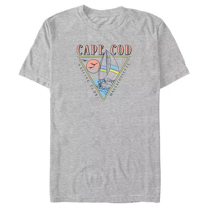 Big & Tall Cape Cod Sailing Club Graphic Tee, Men's, Size: Medium Tall, Athletic Grey Product Image