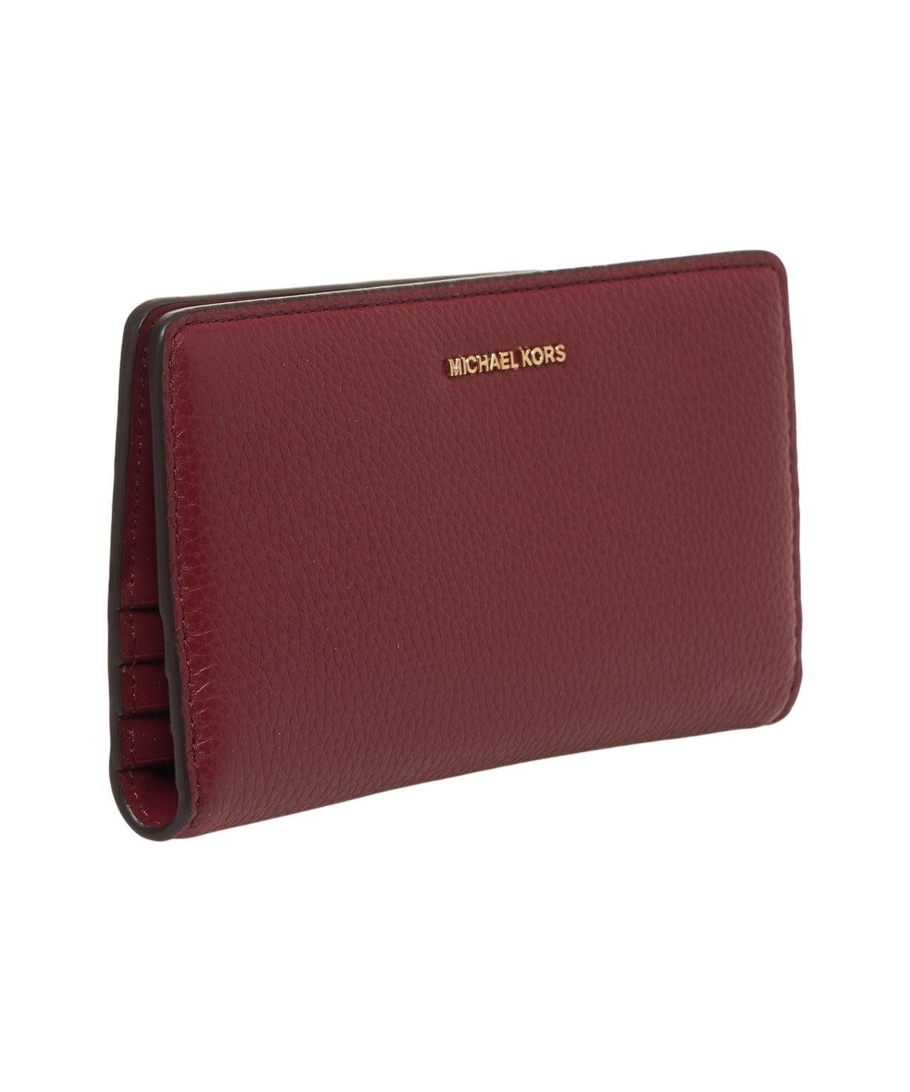 Grained leather wallet Product Image