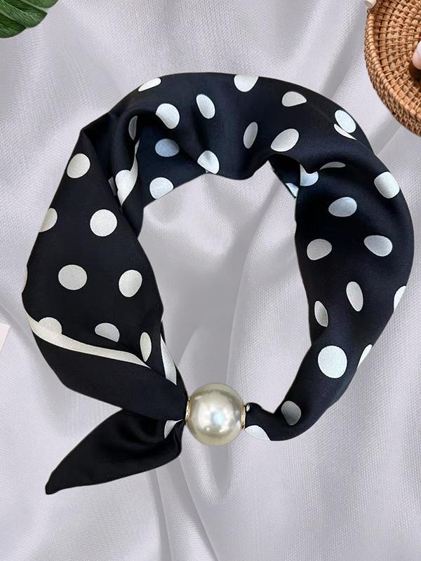 Polka-Dot Split-Joint Scarf Product Image