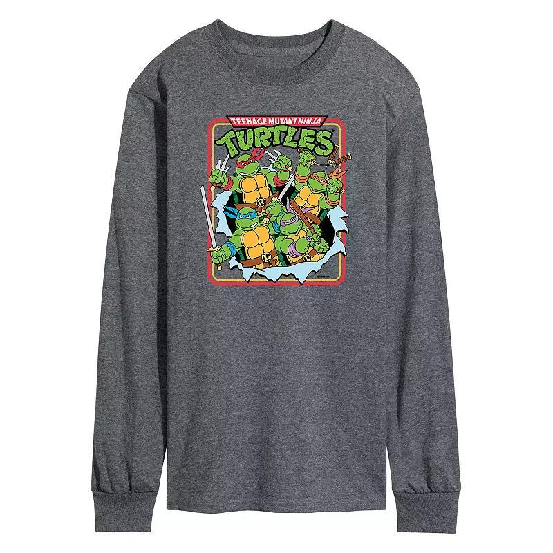 Men's Teenage Mutant Ninja Turtles Retro Sunset Circle Tee,  Product Image