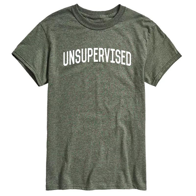 Men's Unsupervised Tee, Size: Large, Gray Product Image