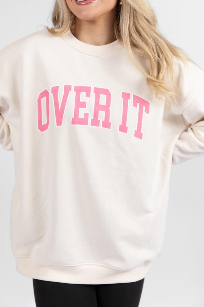 Over It Cream Graphic Sweatshirt Product Image