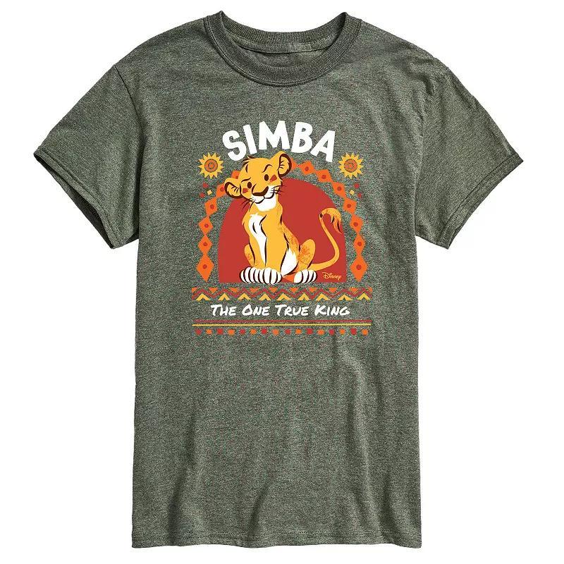 Disney's The Lion King Simba Men's One True King Graphic Tee,  Product Image