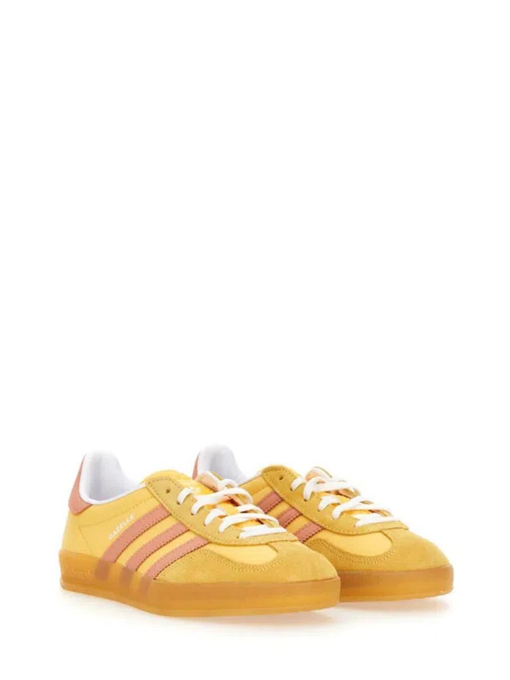 ADIDAS ORIGINALS Yellow Gazelle Indoor Sneakers Product Image