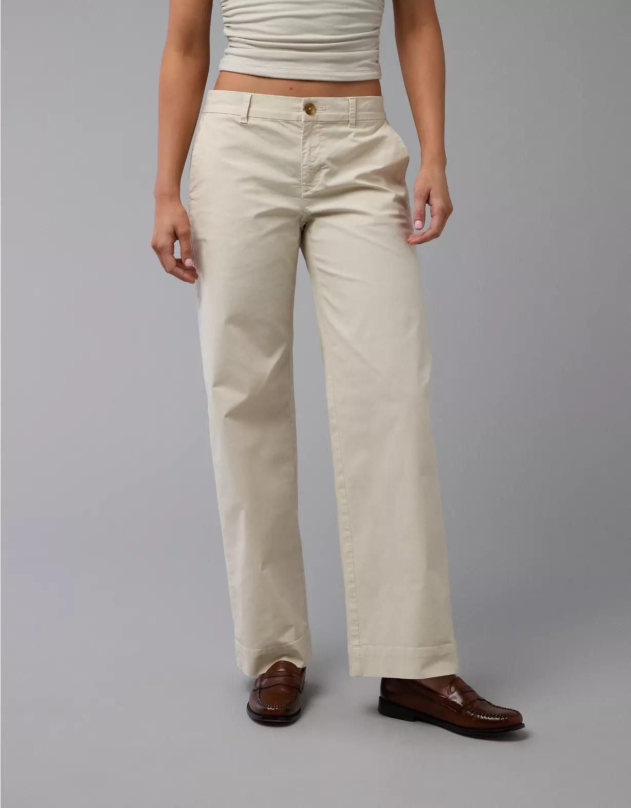 AE Stretch Stovepipe Khaki Pant Product Image