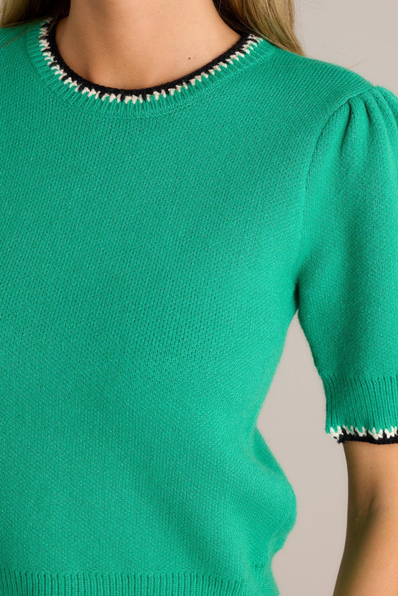 Chic Charisma Kelly Green Sweater Top Product Image