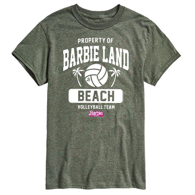 Big & Tall Barbie™ The Movie Volleyball Graphic Tee, Men's, Size: Large Tall, Black Product Image