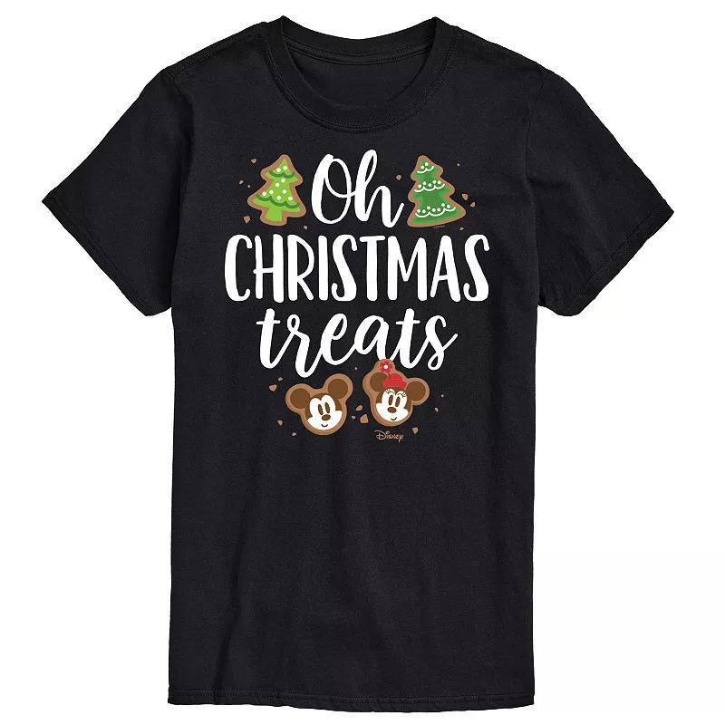 Disney's Mickey & Minnie Mouse Men's Oh Christmas Treats Graphic Tee, Size: Medium, Black Product Image