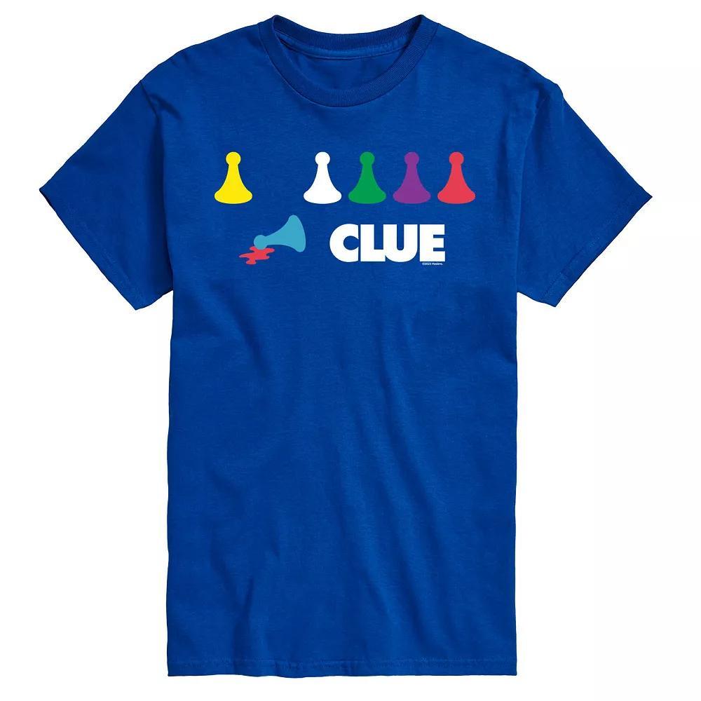 Big & Tall Clue Game Pieces Graphic Tee, Men's, Size: XL Tall, Blue Product Image