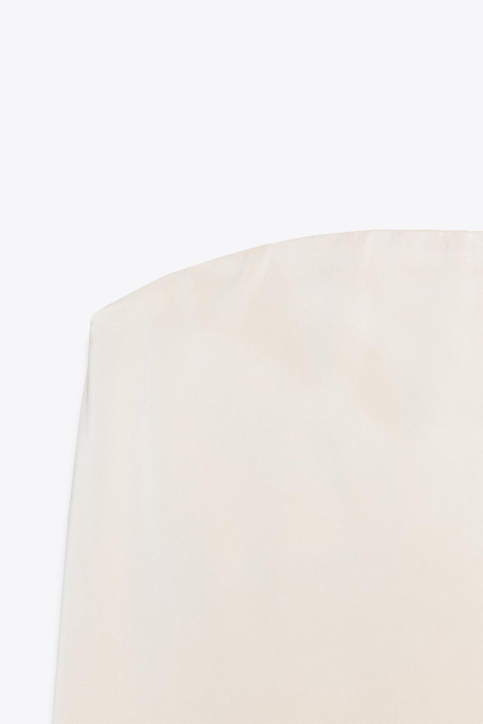 STRAPLESS SATIN EFFECT TOP Product Image